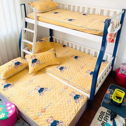 91家纺网 家纺一手货源 找家纺 （总）小虾米 2022新款上下床牛奶绒夹棉床笠