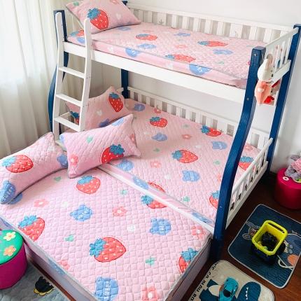 91家纺网 家纺一手货源 找家纺 （总）小虾米 2022新款上下床牛奶绒夹棉床笠