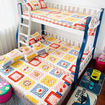 小虾米 2022新款上下床牛奶绒夹棉床笠 生日派对