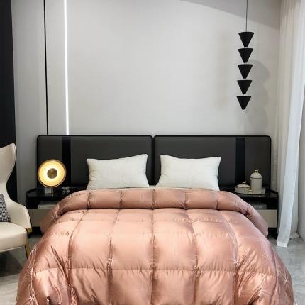 91家纺网 家纺一手货源 找家纺 总 朵美 2022新款100支高精密丝绵提花鹅绒被-旋极系列