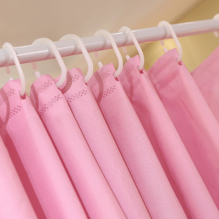 91家纺网 家纺一手货源 找家纺 艾晶美 2022新款公主风流苏款遮光床幔落地床帘蚊帐 温柔粉