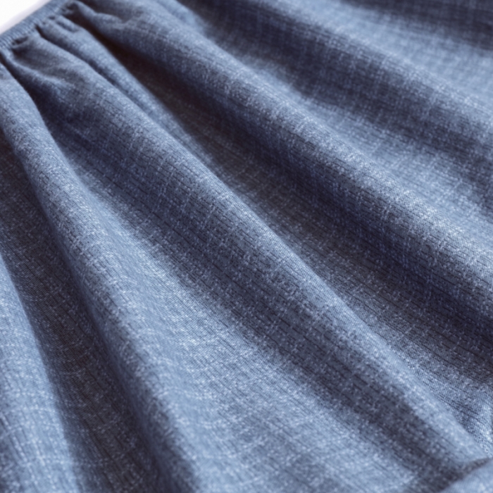 91家纺网 家纺一手货源 找家纺 尊康家纺（原磊科） 2022新款四叶花全棉抗菌肌理纹磨毛床笠 宝石蓝