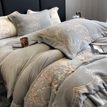 馨蕊 2022新款秋冬轻奢煦暖绒系列-妮可 妮可-高级灰