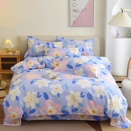 91家纺网 家纺一手货源 找家纺 （总）启优家纺12868全棉四件套床单款纯棉四件套