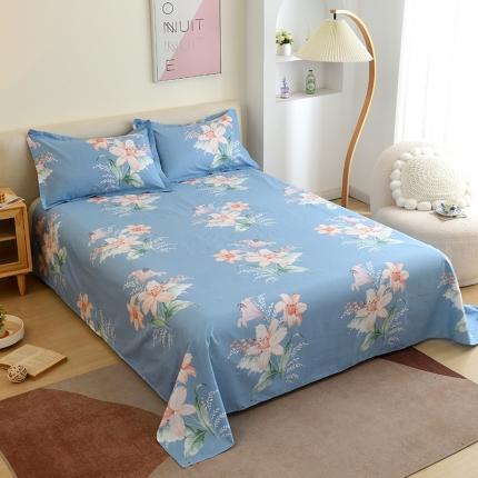 91家纺网 家纺一手货源 找家纺 （总）启优 12868 全棉单床单纯棉床单