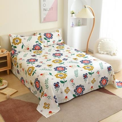 91家纺网 家纺一手货源 找家纺 （总）启优 12868 全棉单床单纯棉床单