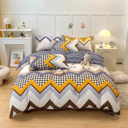 91家纺网 家纺一手货源 找家纺 （总）798家纺 2022爆款13070全棉印花四件套