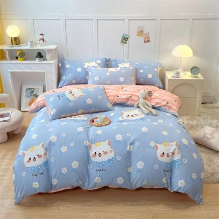 91家纺网 家纺一手货源 找家纺 （总）798家纺 2022爆款13070全棉印花四件套