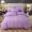 91家纺网 家纺一手货源 找家纺 纽缦 2022新款纯棉磨毛刺绣床单款四件套 蝶恋花-梦幻紫