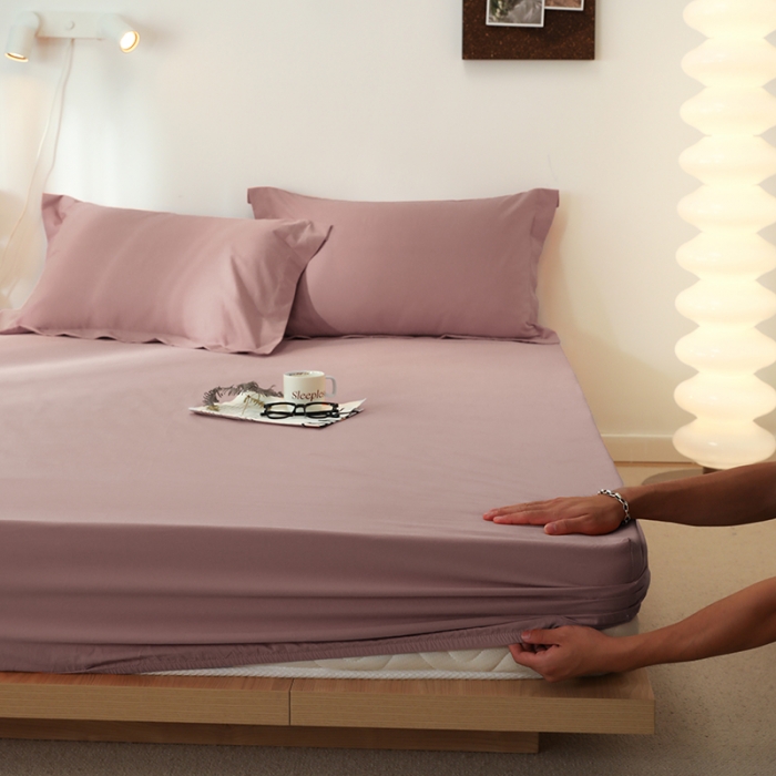 91家纺网 家纺一手货源 找家纺 （总）小米笠2022年新款100支全棉磨毛抗菌床笠三件套