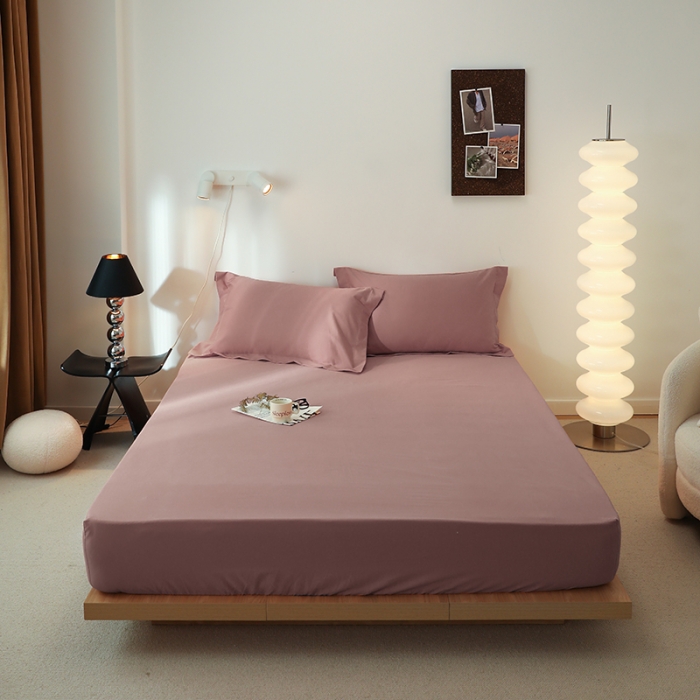 91家纺网 家纺一手货源 找家纺 （总）小米笠2022年新款100支全棉磨毛抗菌床笠三件套