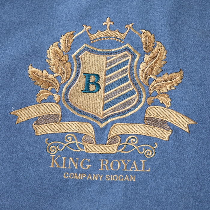 91家纺网 家纺一手货源 找家纺 纽缦 2022新款纯棉加厚纯色绣花款床笠四件套 满朝欢宝石蓝