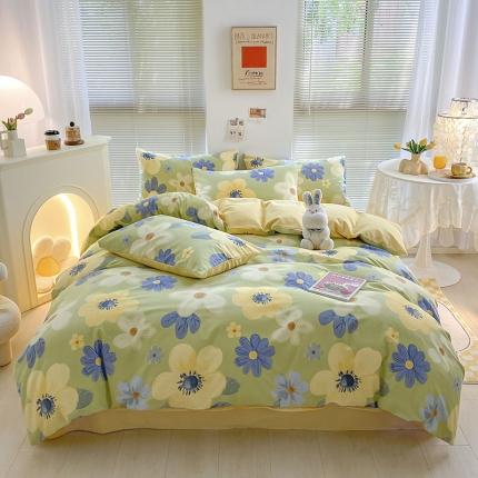 91家纺网 家纺一手货源 找家纺 （总）雅居纺 2022新款生态磨毛四件套