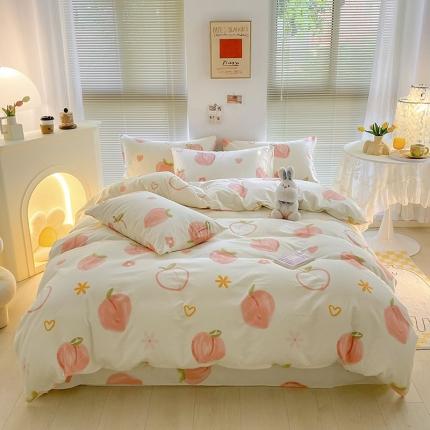 91家纺网 家纺一手货源 找家纺 （总）雅居纺 2022新款生态磨毛四件套