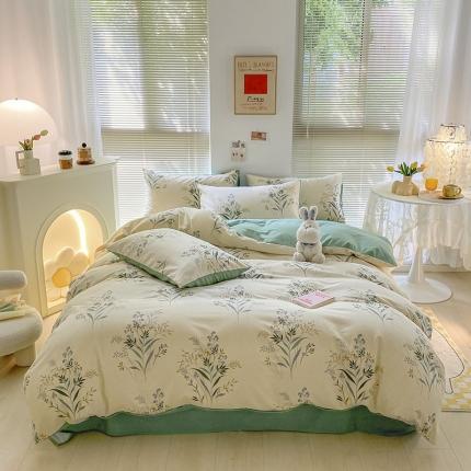 雅居纺 2022新款生态磨毛四件套 午后时光