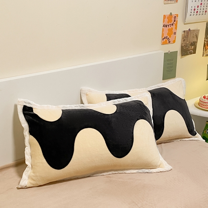 91家纺网 家纺一手货源 找家纺 （总）澳梵 2022新款牛奶绒豆豆绒四件套