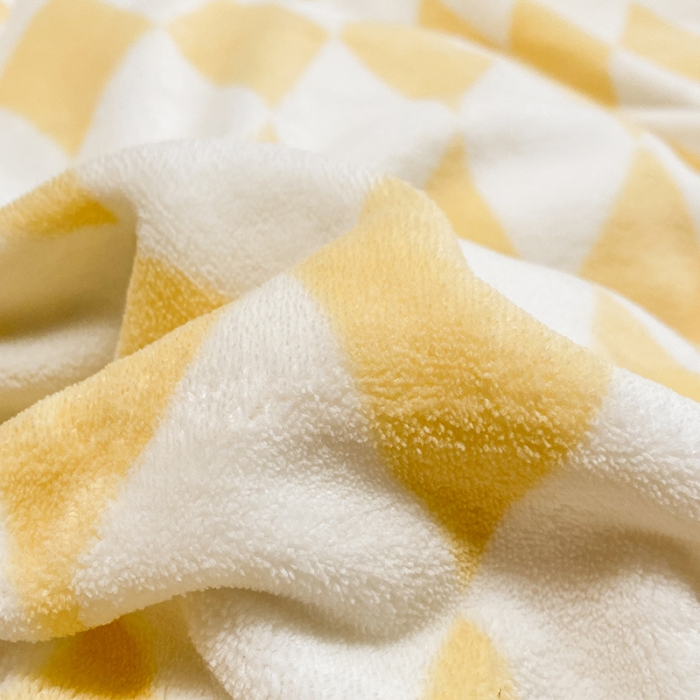 91家纺网 家纺一手货源 找家纺 澳梵 2022新款牛奶绒豆豆绒四件套 时光-黄