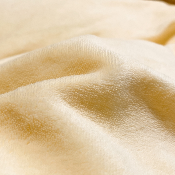 91家纺网 家纺一手货源 找家纺 澳梵 2022新款牛奶绒豆豆绒四件套 氧气-黄色