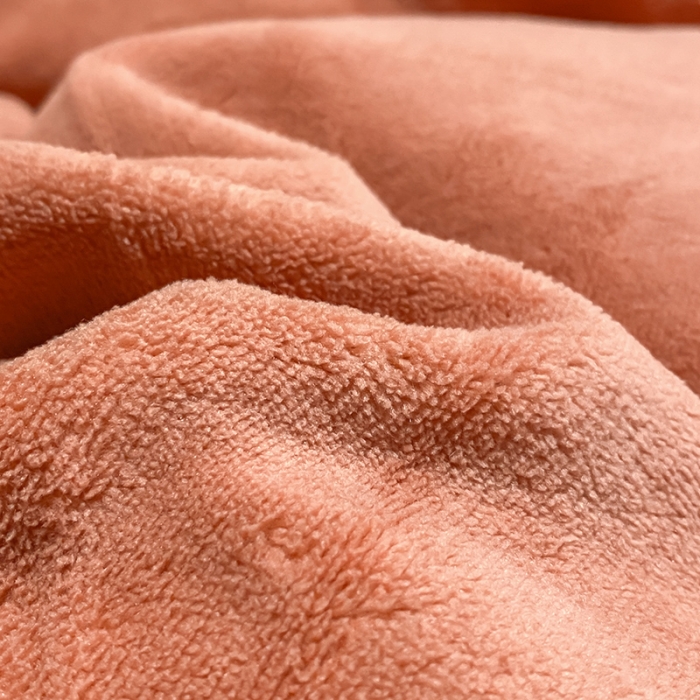 91家纺网 家纺一手货源 找家纺 澳梵 2022新款牛奶绒豆豆绒四件套 氧气-南瓜色