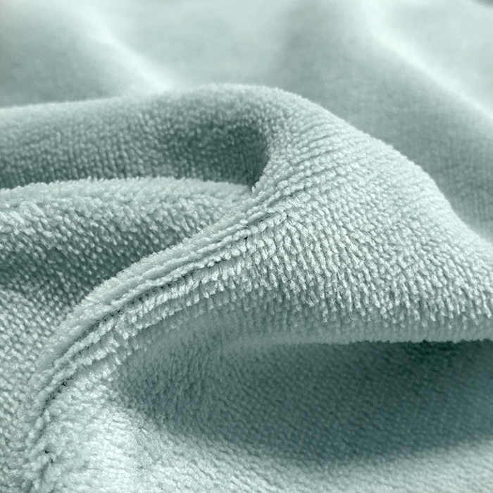 91家纺网 家纺一手货源 找家纺 澳梵 2022新款牛奶绒豆豆绒四件套 氧气-雾霾蓝