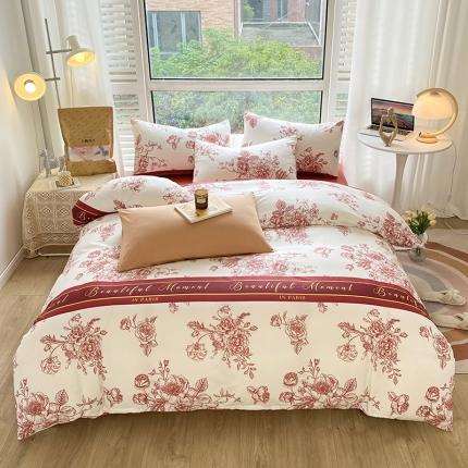 91家纺网 家纺一手货源 找家纺 （总）安莱生活 2022新款60支纯棉三四件套秋冬家用