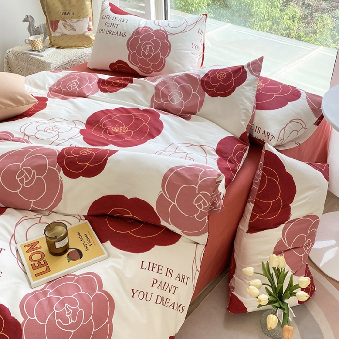 91家纺网 家纺一手货源 找家纺 （总）安莱生活 2022新款60支纯棉三四件套秋冬家用