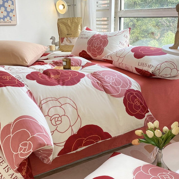 91家纺网 家纺一手货源 找家纺 （总）安莱生活 2022新款60支纯棉三四件套秋冬家用