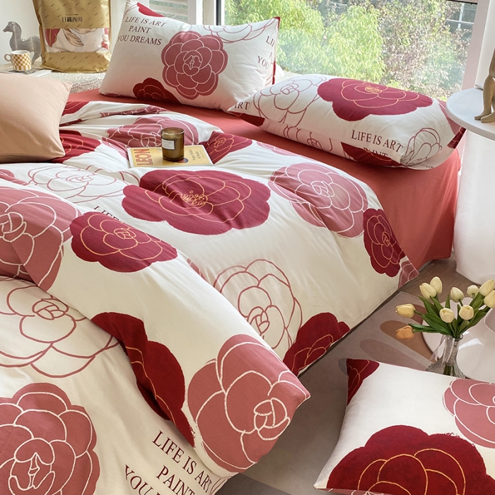 91家纺网 家纺一手货源 找家纺 （总）安莱生活 2022新款60支纯棉三四件套秋冬家用