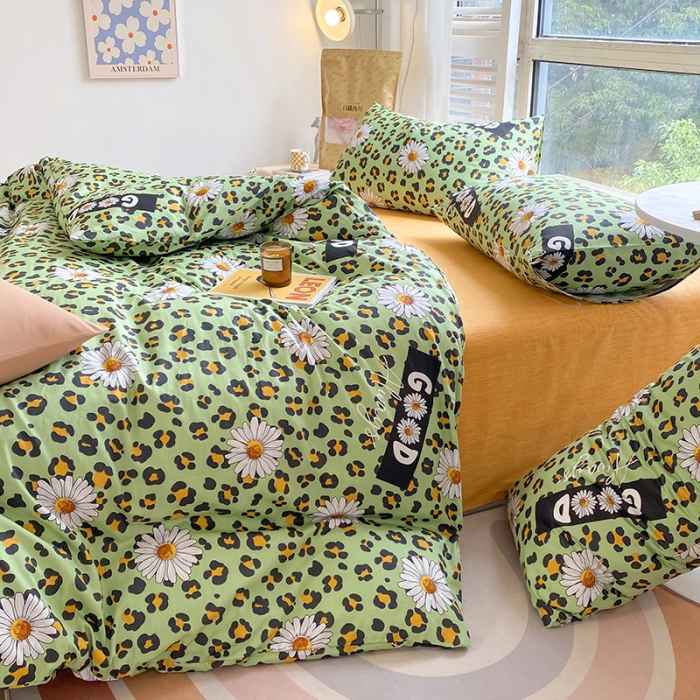 91家纺网 家纺一手货源 找家纺 安莱生活 2022新款60支纯棉三四件套秋冬家用 GOOD菊