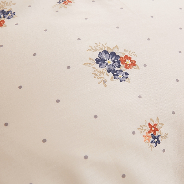 91家纺网 家纺一手货源 找家纺 宜凡 2023新款四季款夹棉小清新床笠三件套 春归