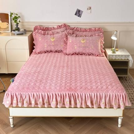 91家纺网 家纺一手货源 找家纺 （总）宜凡家纺 2022新款婴儿绒A类床笠三件套