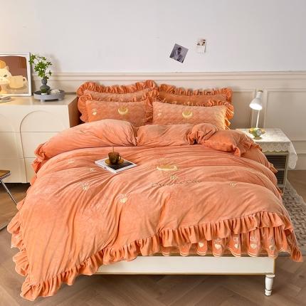 91家纺网 家纺一手货源 找家纺 （总）宜凡 2022新款婴儿绒A类床笠四件套