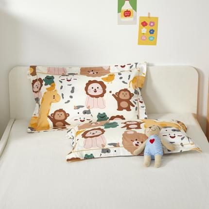 91家纺网 家纺一手货源 找家纺 （总）A类纯棉60支长绒棉儿童枕套卡通印花枕巾宝宝小枕头罩