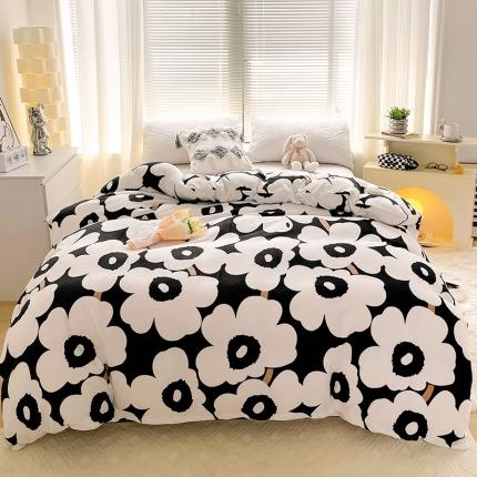 捌月 2024冬季新款印花牛奶绒-被套 暮晨