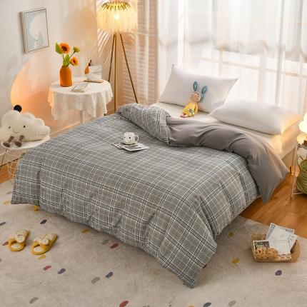 91家纺网 家纺一手货源 找家纺 （总）家贝爱 2022新款普通款轻奢水洗棉单被套