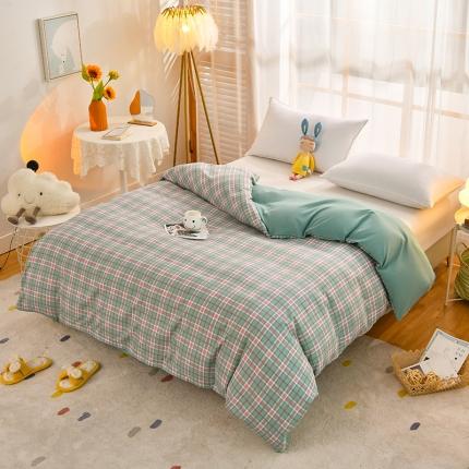 91家纺网 家纺一手货源 找家纺 （总）家贝爱 2022新款普通款轻奢水洗棉单被套