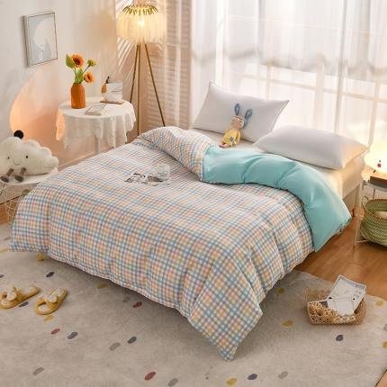 91家纺网 家纺一手货源 找家纺 （总）家贝爱 2022新款普通款轻奢水洗棉单被套