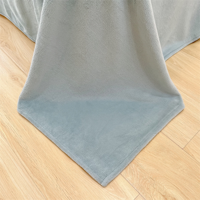 91家纺网 家纺一手货源 找家纺 眠帛家居 2022新款水洗棉拼牛奶绒绣花四件套 圣诞树