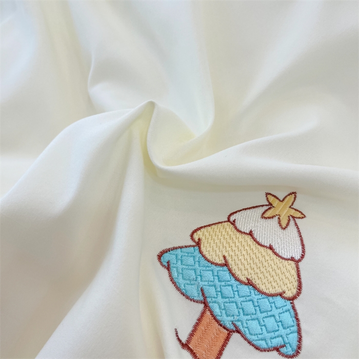 91家纺网 家纺一手货源 找家纺 眠帛家居 2022新款水洗棉拼牛奶绒绣花四件套 圣诞树