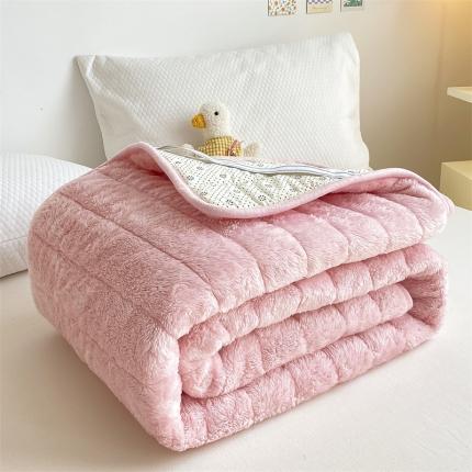 91家纺网 家纺一手货源 找家纺 总正邦2024抗静电泰迪绒加厚软床垫床褥可机洗床护垫直播爆款