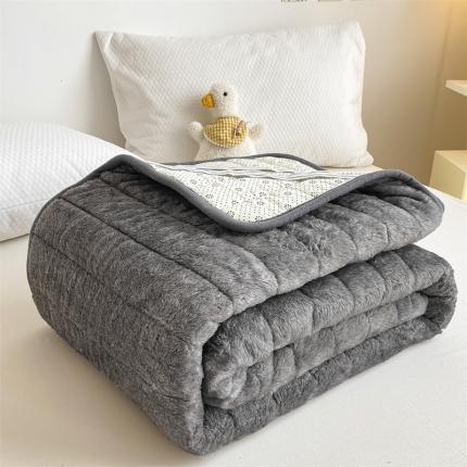 91家纺网 家纺一手货源 找家纺 总正邦2024抗静电泰迪绒加厚软床垫床褥可机洗床护垫直播爆款