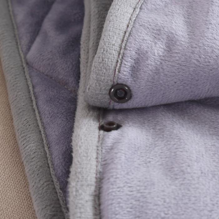 91家纺网 家纺一手货源 找家纺 暖居 2024新款欧盟标准CE认证Usp披肩暖身毯 灰色