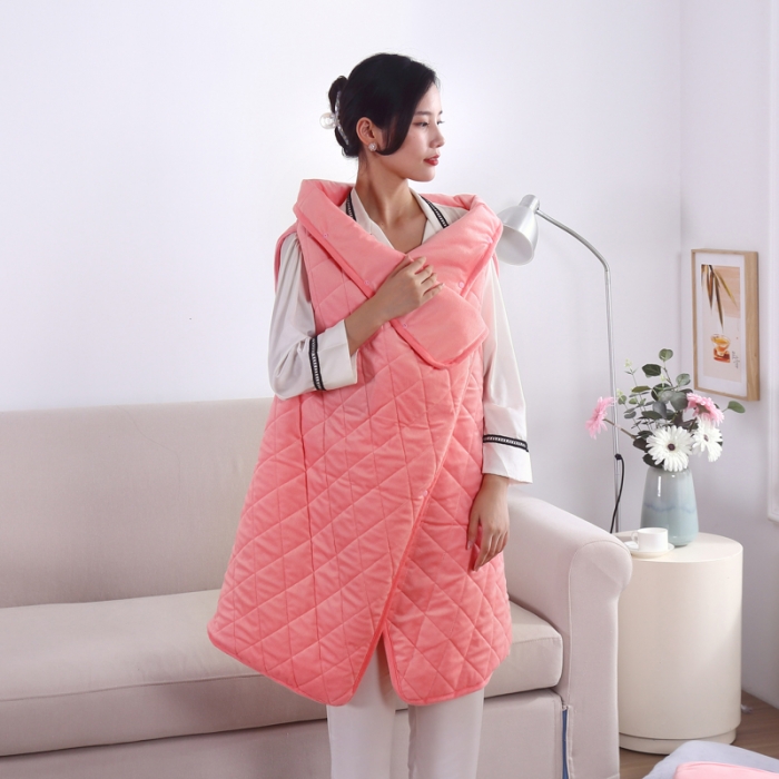 91家纺网 家纺一手货源 找家纺 暖居 22024新款欧盟标准CE认证Usp披肩暖身毯 玉色