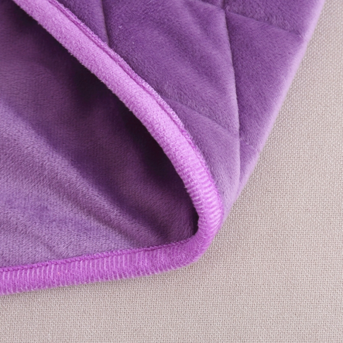 91家纺网 家纺一手货源 找家纺 暖居 2024新款欧盟标准CE认证Usp披肩暖身毯 紫色