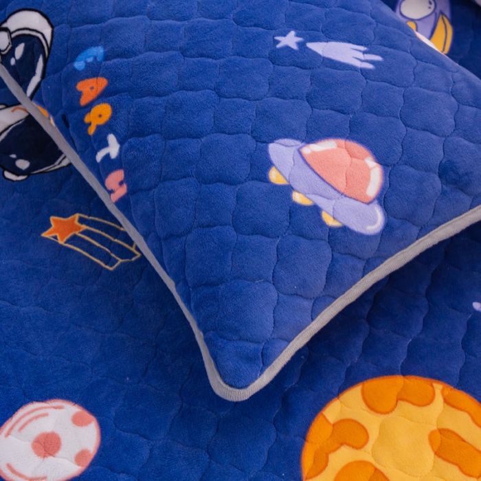 91家纺网 家纺一手货源 找家纺 （总）小虾米 2022新款大床牛奶绒夹棉床笠