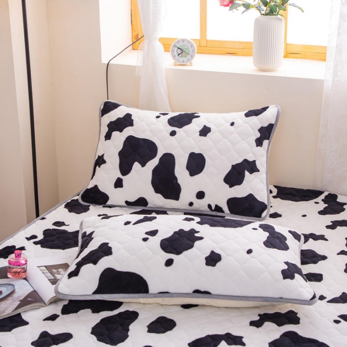 91家纺网 家纺一手货源 找家纺 小虾米 2022新款大床牛奶绒夹棉床笠 牛奶