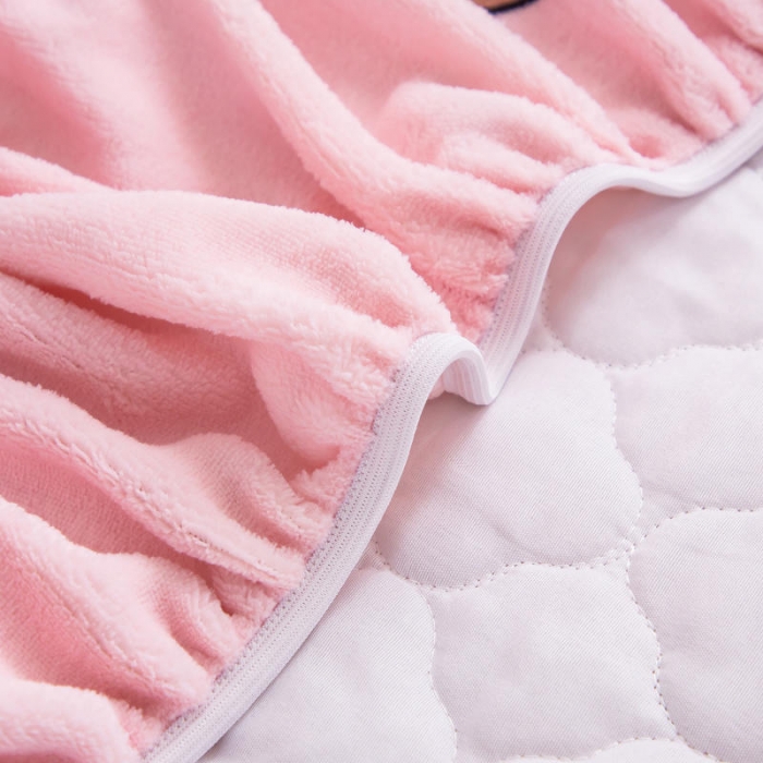 91家纺网 家纺一手货源 找家纺 小虾米 2022新款大床牛奶绒夹棉床笠 童年女孩