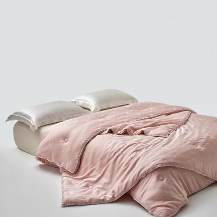 91家纺网 家纺一手货源 找家纺 莱福仕 2022新款60提花李官奇大豆子母被 爱丽丝-裸粉