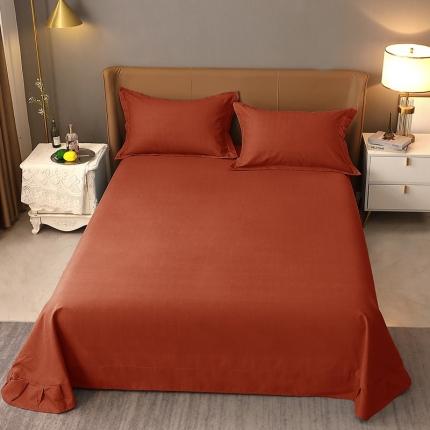 91家纺网 家纺一手货源 找家纺 总-2024新款加厚纯棉全棉纯色生态磨毛多规格单品单床单单件素色被单