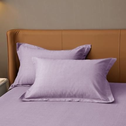 91家纺网 家纺一手货源 找家纺 总-2024新款加厚纯棉全棉纯色生态磨毛单品枕套单件素色